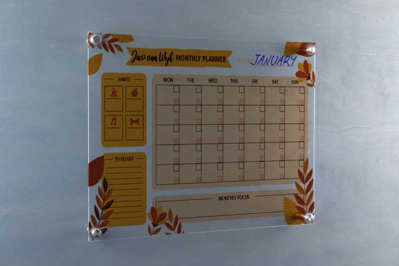 Habits and To Do List Monthly Planner - Image 1