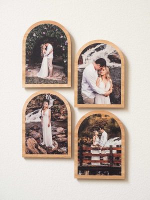 Arch Photo On Wood  Set