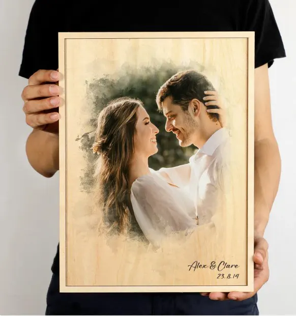 Transparent Background Photo On Wood