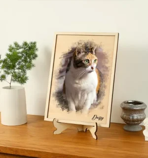 Transparent Background Photo On Wood