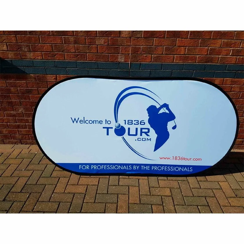 Spring Steel Pop Up Banner