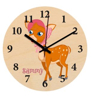 Cute Deer Wall Clock