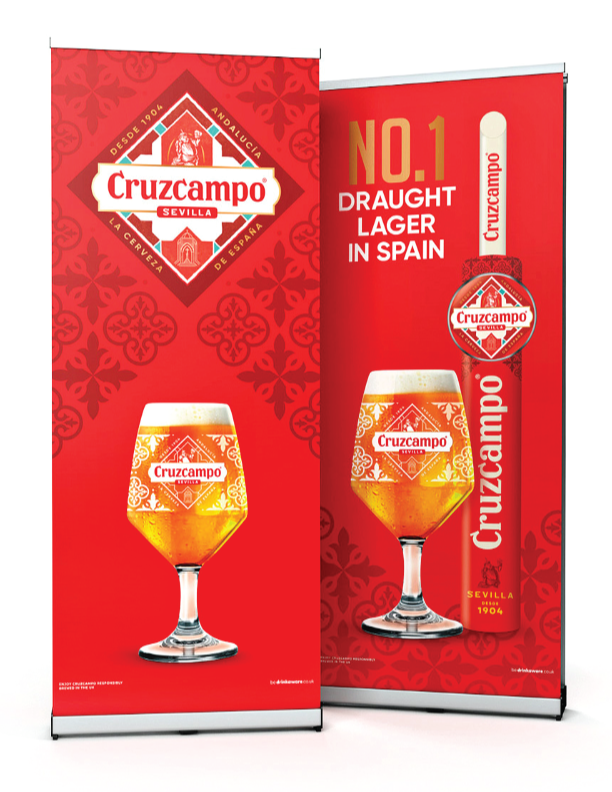 Double Sided Roti Pull Up Banners