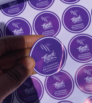 Custom Vinyl Labels — Simply Peel & Stick!