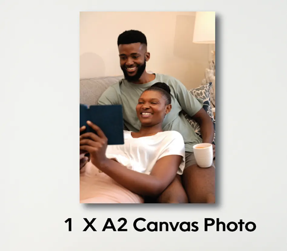 1 x A2 Canvas Photo - Image 1