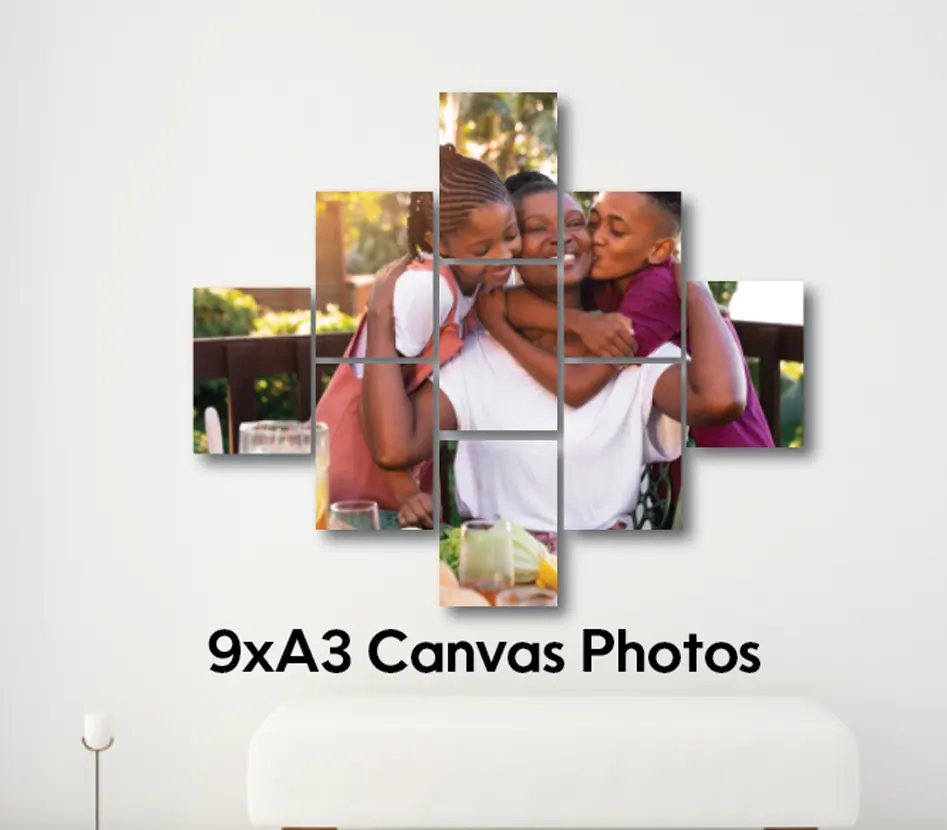 9xa3 canvas photos