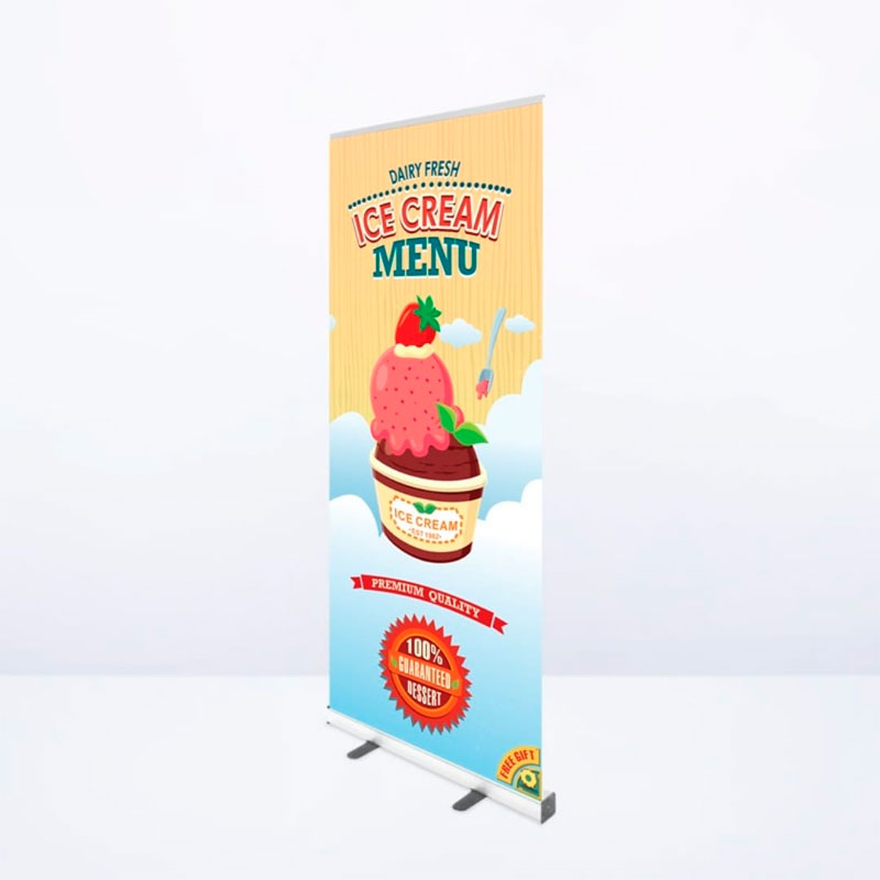 Box Shape Roti Roll Up Banner
